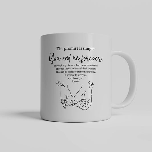 Personalized Pinky Promise Mug