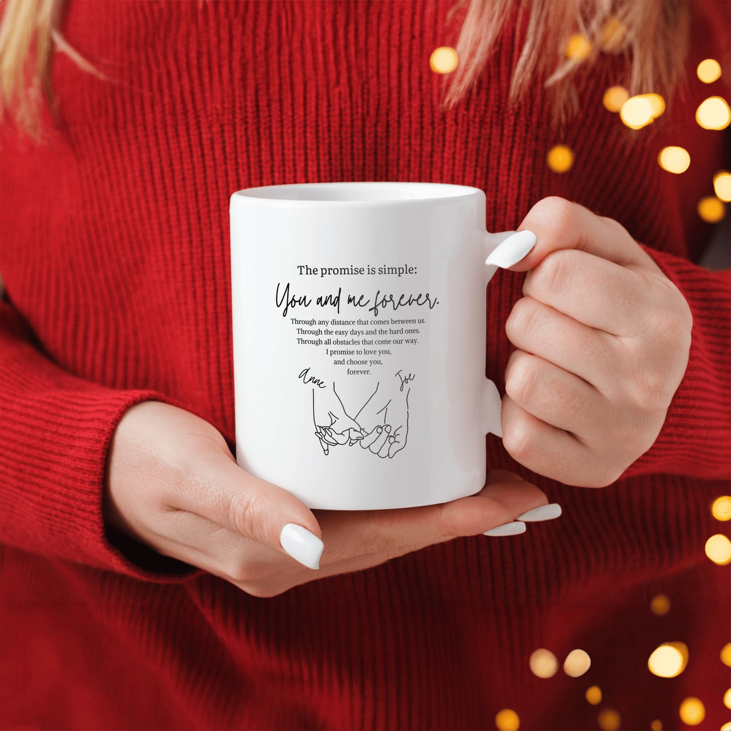 Personalized Pinky Promise Mug