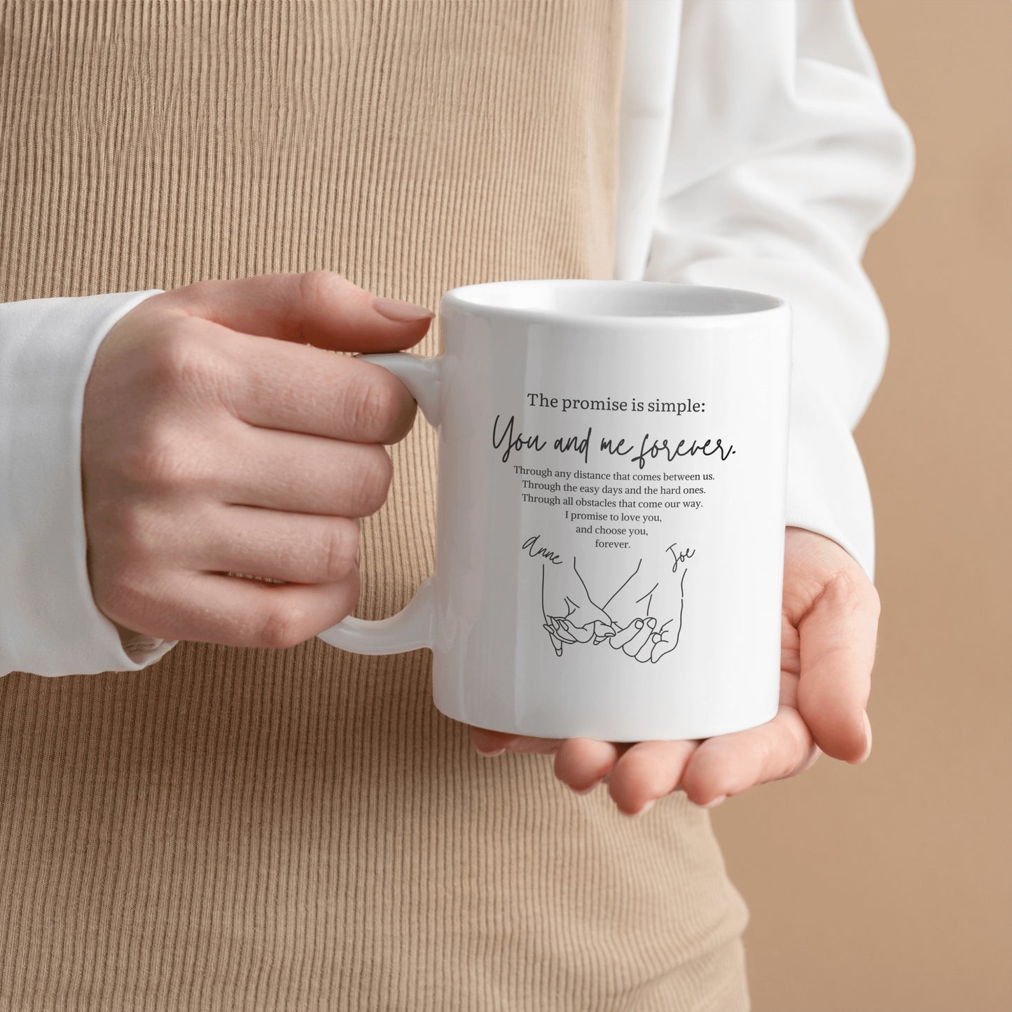 Personalized Pinky Promise Mug