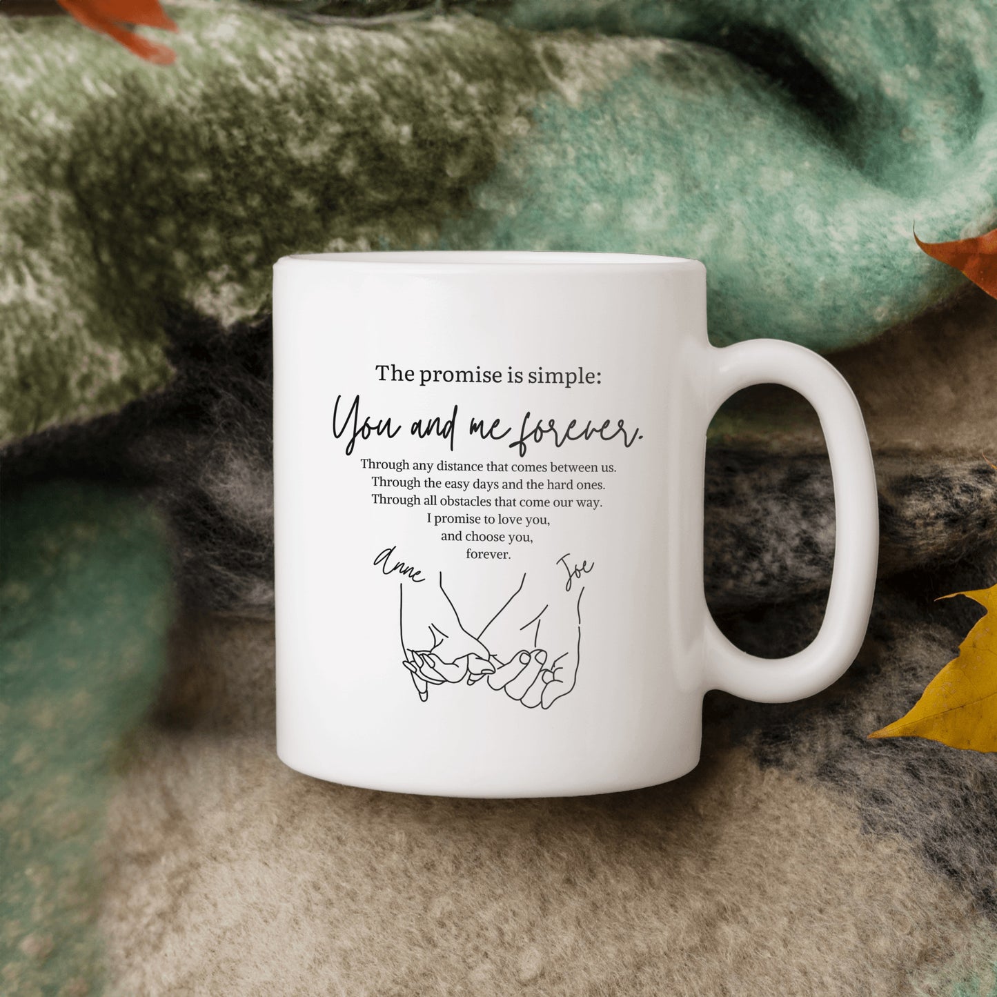 Personalized Pinky Promise Mug