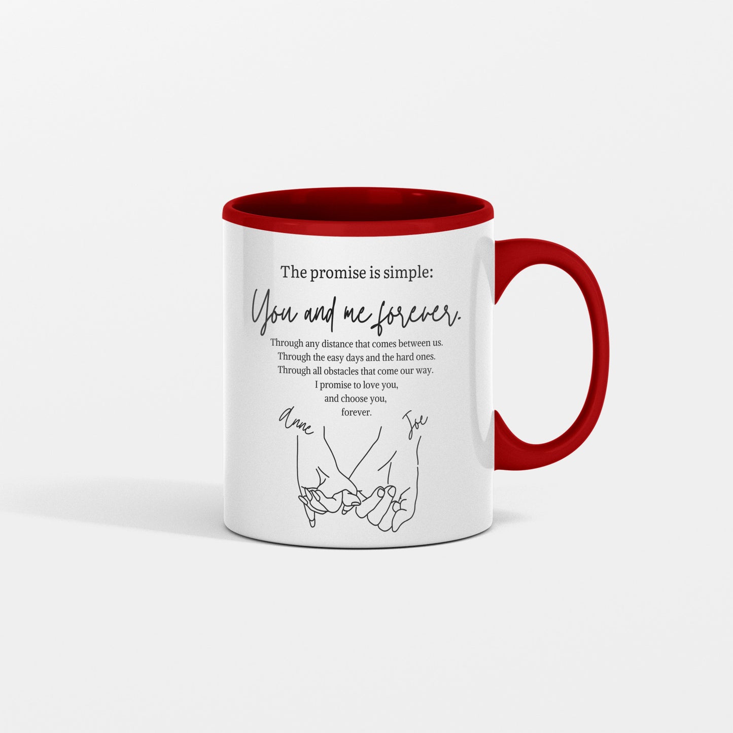 Personalized Pinky Promise Mug