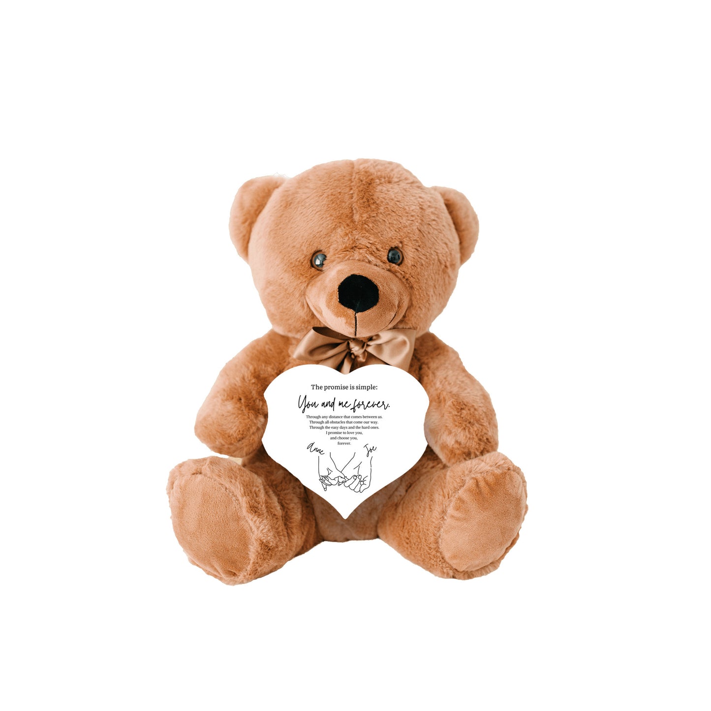 Custom Pinky Promise Teddy Bear