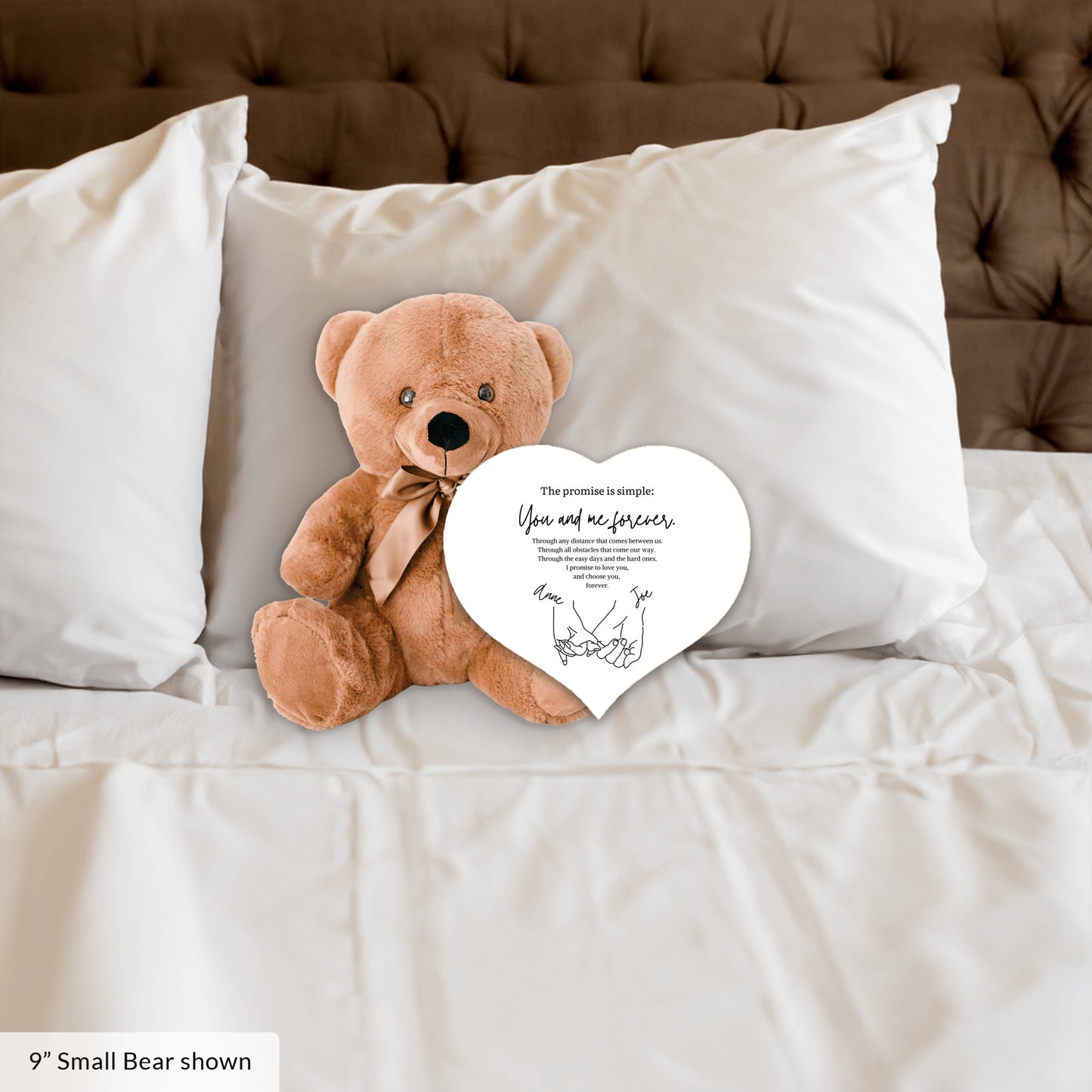 Custom Pinky Promise Teddy Bear